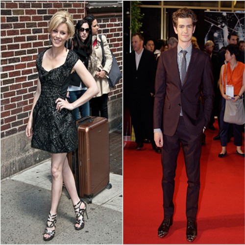 Elizabeth's dress by Marc Jacobs, shoes by Jerome C. Rousseau