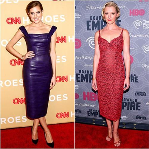 Allison Williams and Gretchen Mol in L'Wren Scott