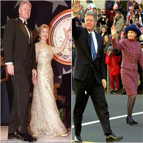 Hillary Clinton in Oscar de la Renta