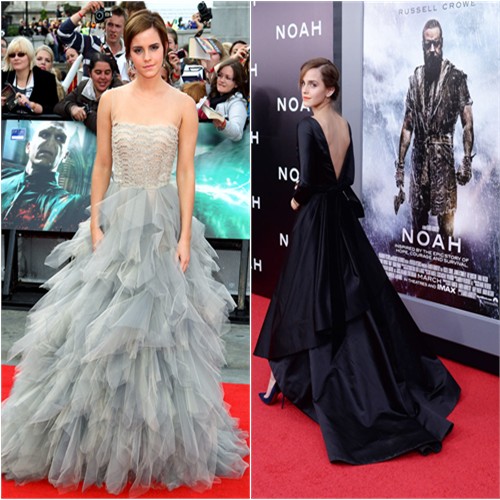 Emma Watson in Oscar de la Renta