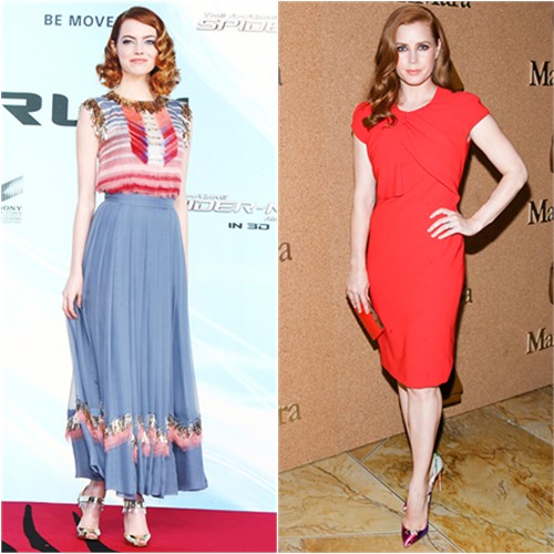 Emma in Chanel; Amy in MaxMara