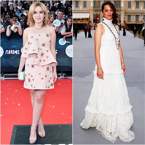 Kiernan in Marni; Marion in McQueen