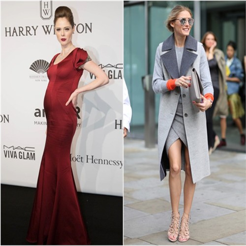 Coco in Zac Posen; Olivia in Gestuz