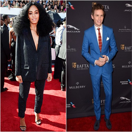 Solange in H&M; Eddie in McQueen
