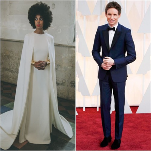 Solange in Humberto Leon for Kenzo; Eddie in McQueen