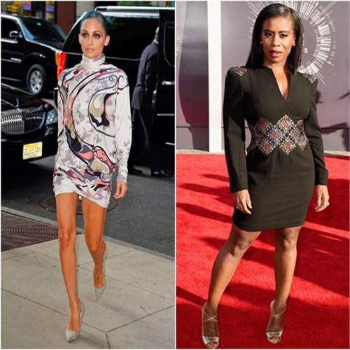 Nicole in Emilio Pucci; Uzo in Alexandra New York
