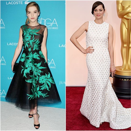 Kiernan in Oscar de la Renta; Marion in Chanel