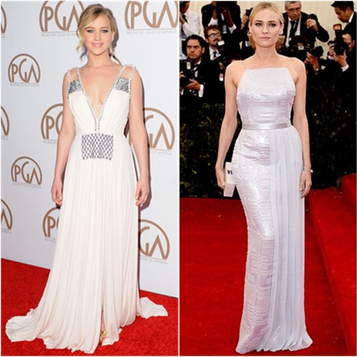 Jennifer in Prada; Diane in Hugo Boss