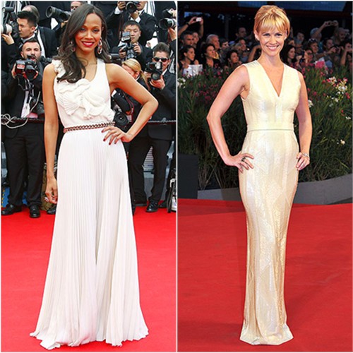 Zoe in Victoria Beckham; January in Hugo Boss