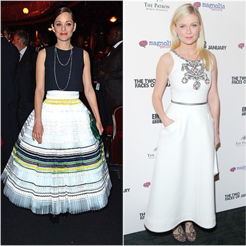Marion in Dior; Kirsten in Chanel