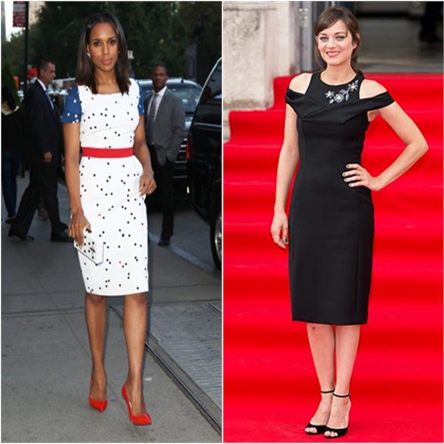 Kerry in Preen; Marion in Dior