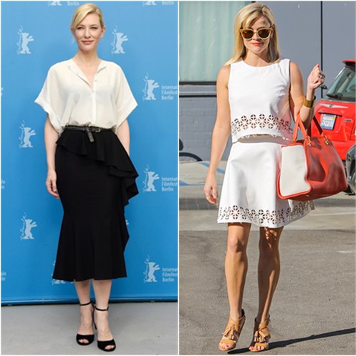 Cate in Givenchy; Reese in Lovers + Friends