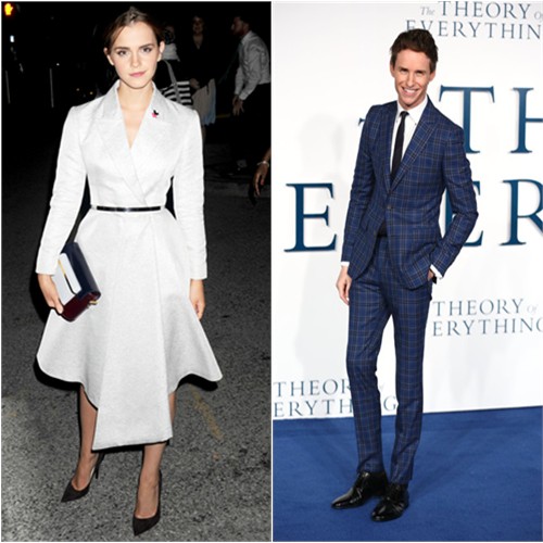 Emma in Dior; Eddie in Hardy Amies