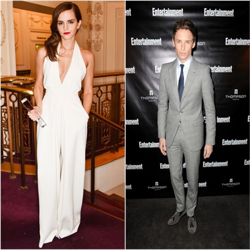 Emma in Misha Nonoo; Eddie in McQueen