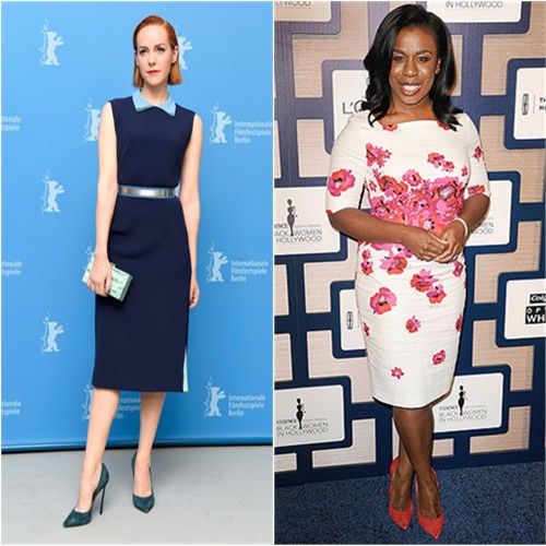 Jena in Roksanda; Uzo in L.K. Bennett