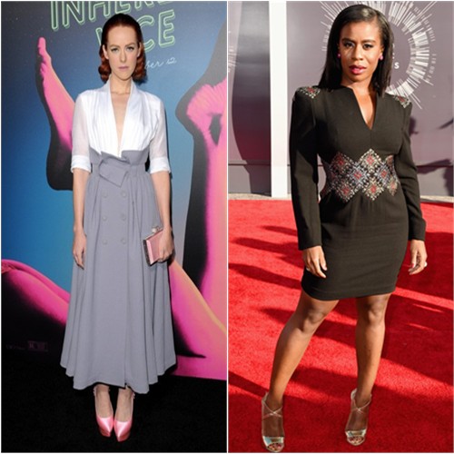 Jena in Ulyana Sergeenko; Uzo in Alexandra New York