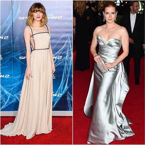 Emma in Prada; Amy in Oscar de la Renta