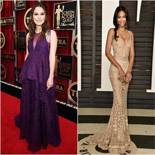 Keira in Erdem; Chanel in Zuhair Murad