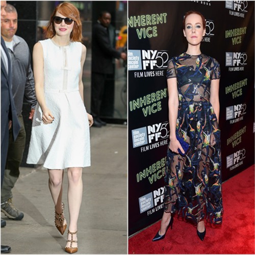 Emma in Giambattista Valli; Jena in Valentino