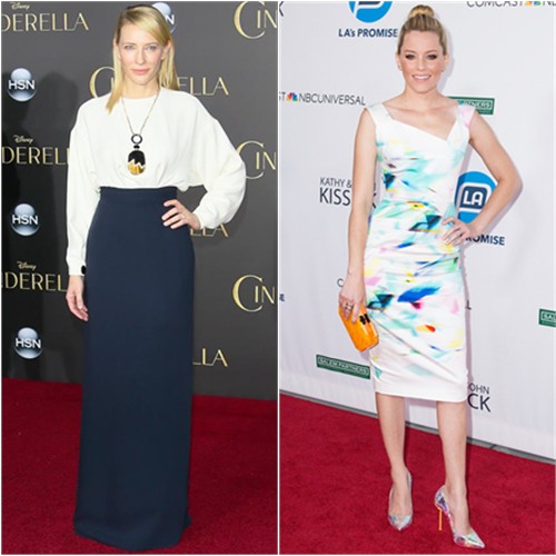 Cate in Céline; Elizabeth in Roland Mouret
